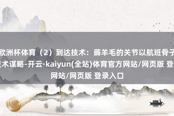 欧洲杯体育（2）到达技术：薅羊毛的关节以航班骨子到达技术谋略-开云·kaiyun(全站)体育官方网站/网页版 登录入口